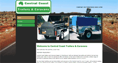 Desktop Screenshot of centralcoasttrailers.net.au